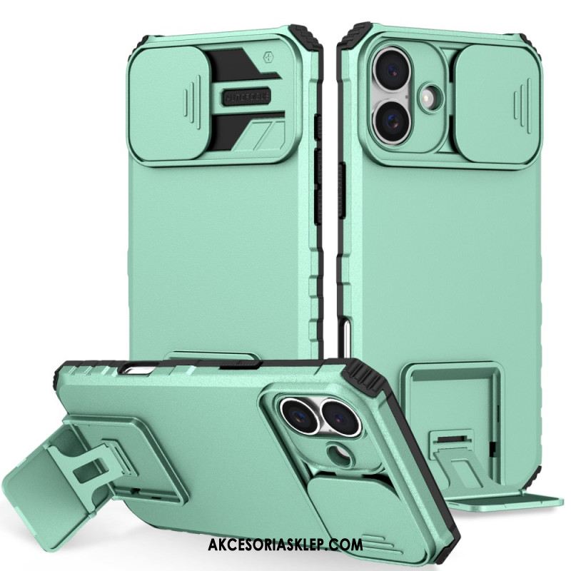 Etui iPhone 16 Plus Suwak I Wsparcie Kamery Etui Ochronne