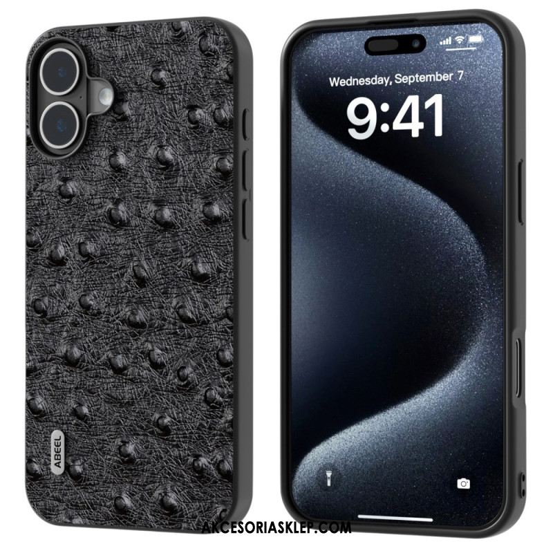 Etui iPhone 16 Plus Tekstura Strusia Abeel