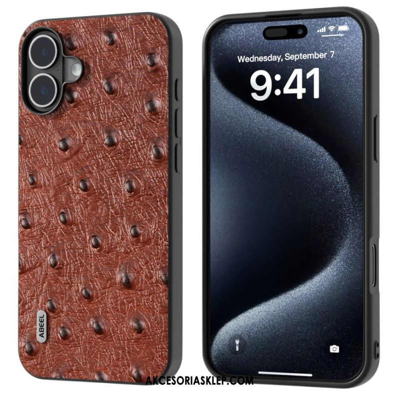 Etui iPhone 16 Plus Tekstura Strusia Abeel