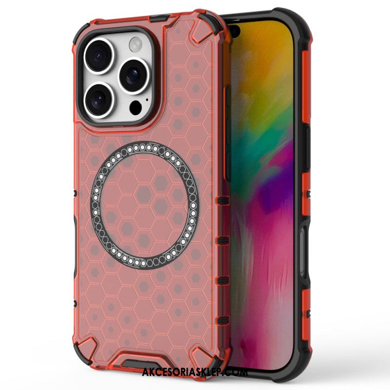 Etui iPhone 16 Pro Max Magnetyczny Plaster Miodu