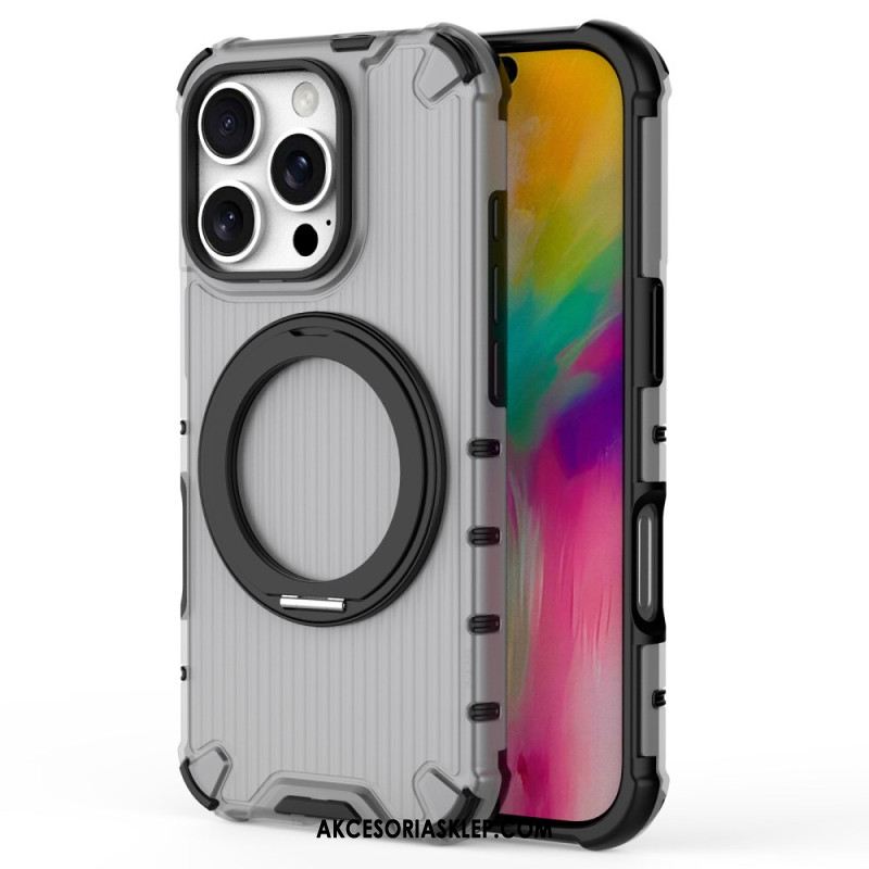 Etui iPhone 16 Pro Max Magnetyczny Uchwyt Obrotowy