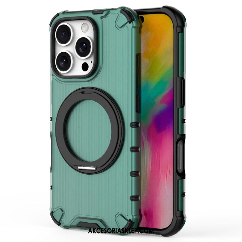 Etui iPhone 16 Pro Max Magnetyczny Uchwyt Obrotowy