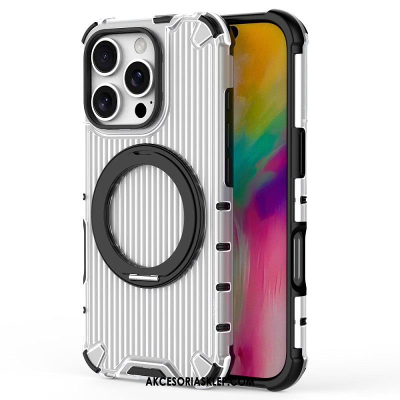 Etui iPhone 16 Pro Max Magnetyczny Uchwyt Obrotowy