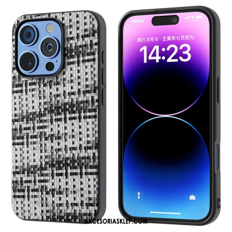 Etui iPhone 16 Pro Tekstura W Kratkę