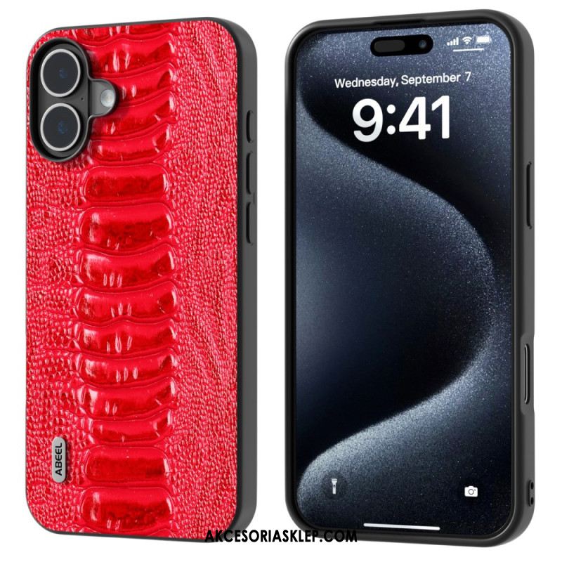 Etui iPhone 16 Styl Krokodyla