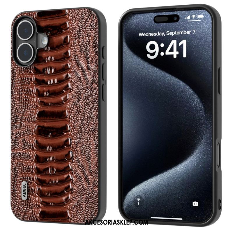 Etui iPhone 16 Styl Krokodyla