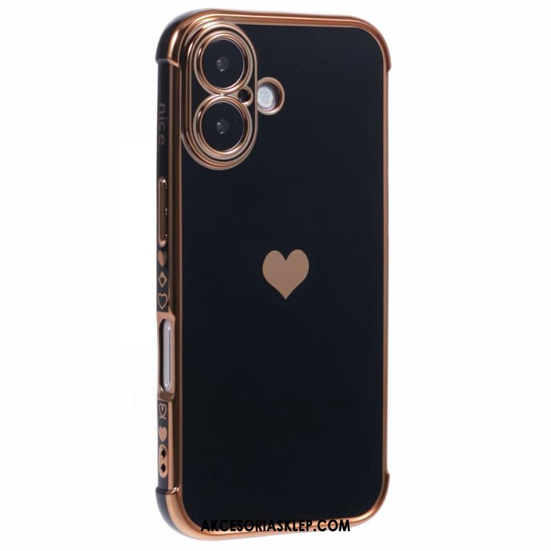 Etui iPhone 16 Wzór Serca