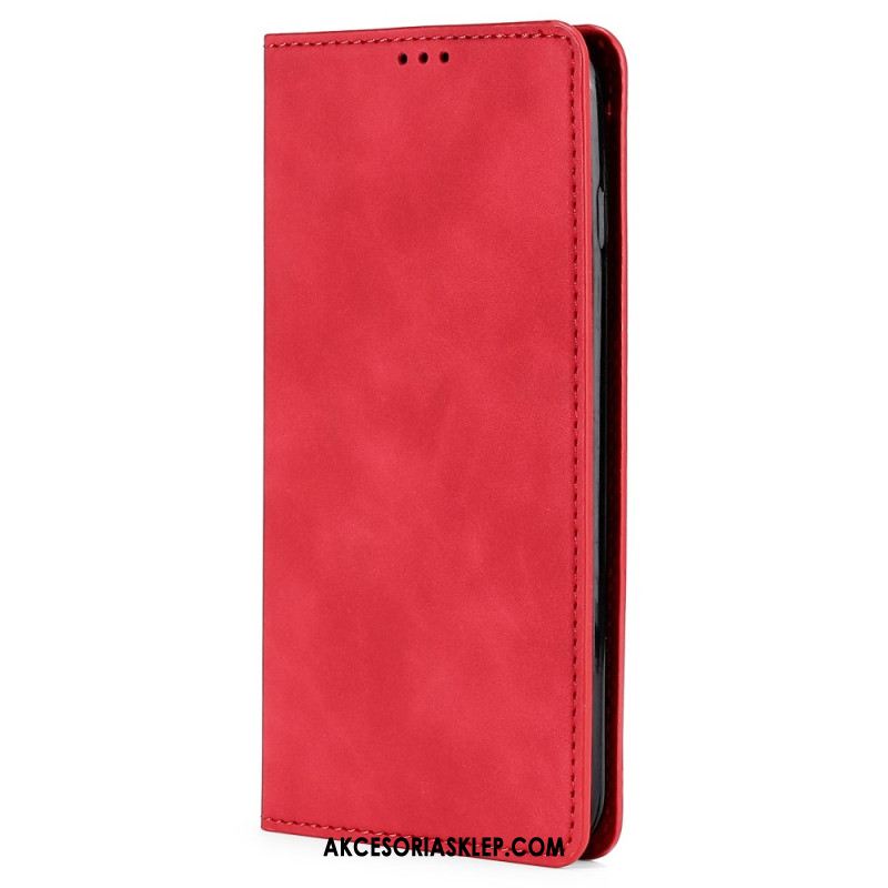 Flip Kotelot Oneplus 12 5g Zamszowy Styl Etui Ochronne