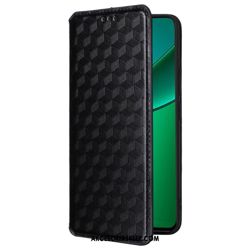 Flip Kotelot Realme 12 Plus 5g Kostki 3d