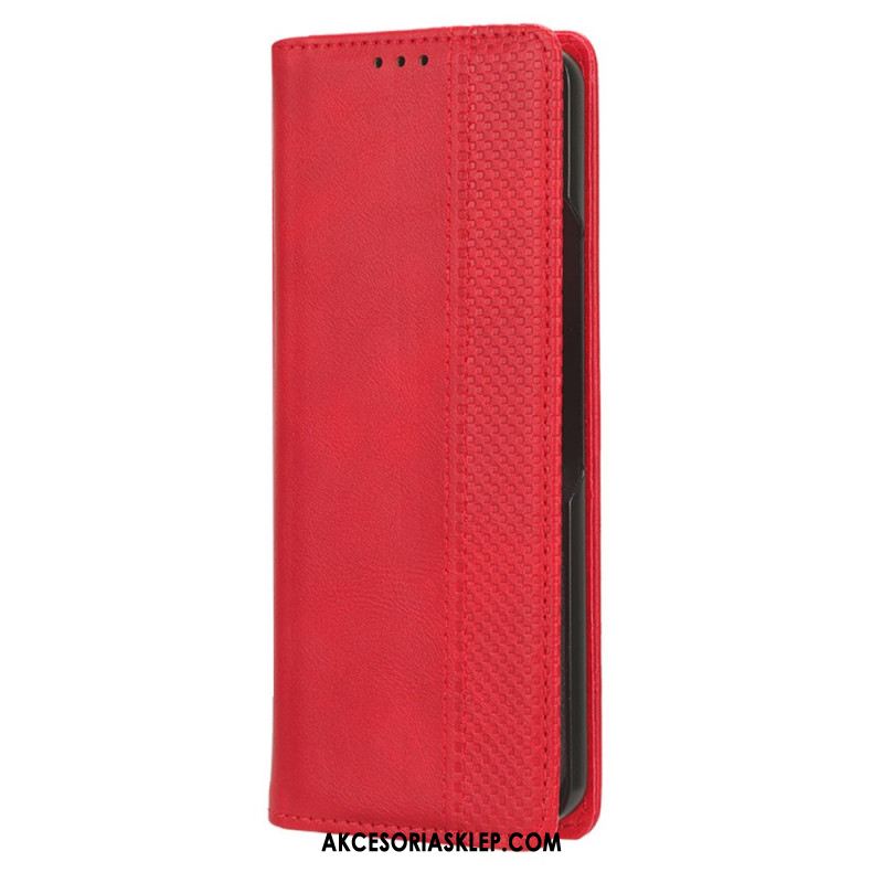 Flip Kotelot Samsung Galaxy Z Fold 5 Etui Na Telefon Retro