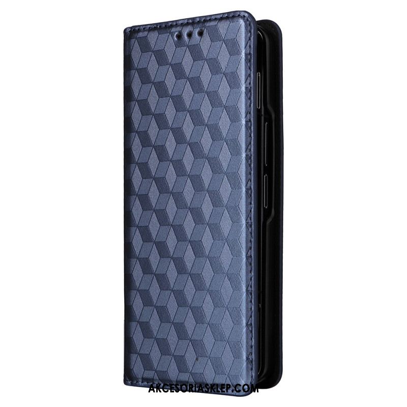 Flip Kotelot Samsung Galaxy Z Fold 5 Wzór 3d Etui Ochronne