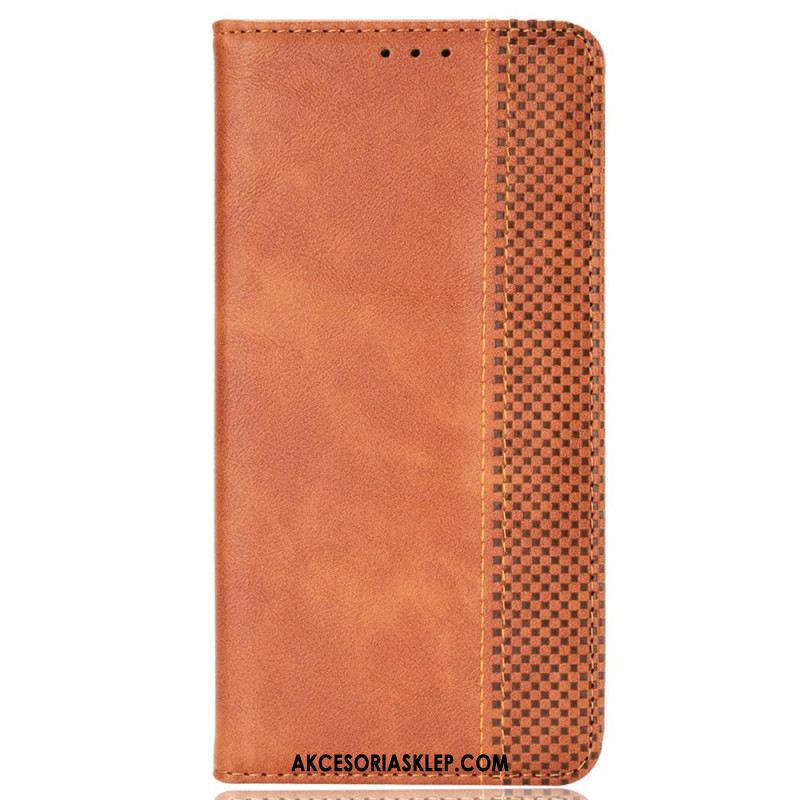 Flip Kotelot Xiaomi 14t Pro Fryz Vintage Etui Ochronne