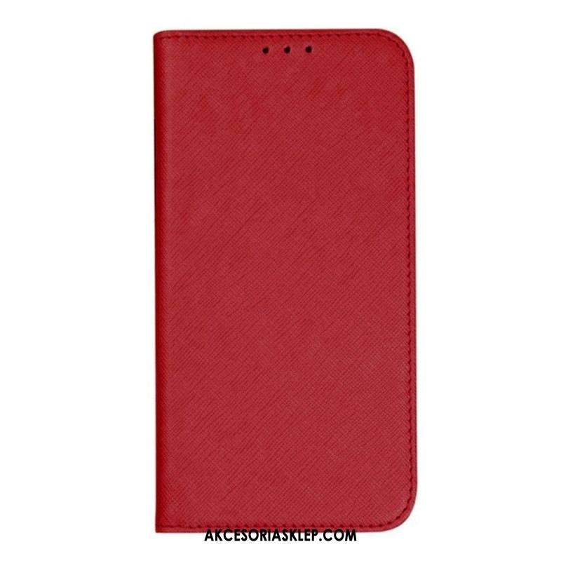 Flip Kotelot Xiaomi Redmi Note 13 Pro 5g Tekstura Krzyżowa Etui Ochronne