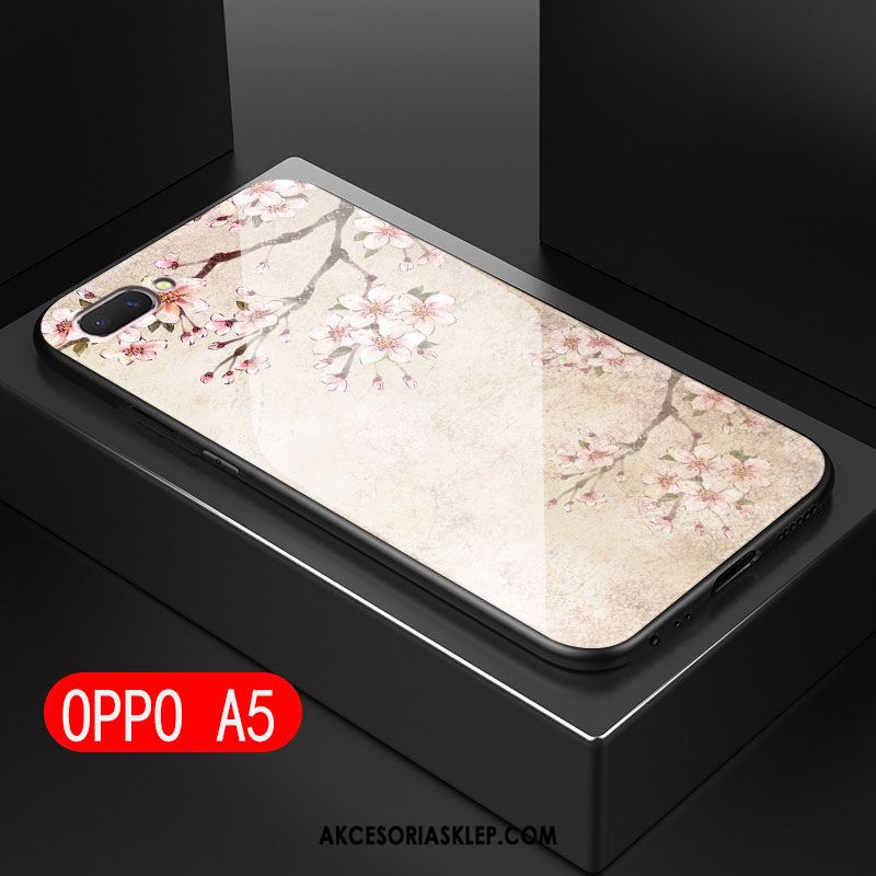 Futerał Oppo A5 Świeży Telefon Komórkowy Zielony Kwiaty Vintage Etui Sklep