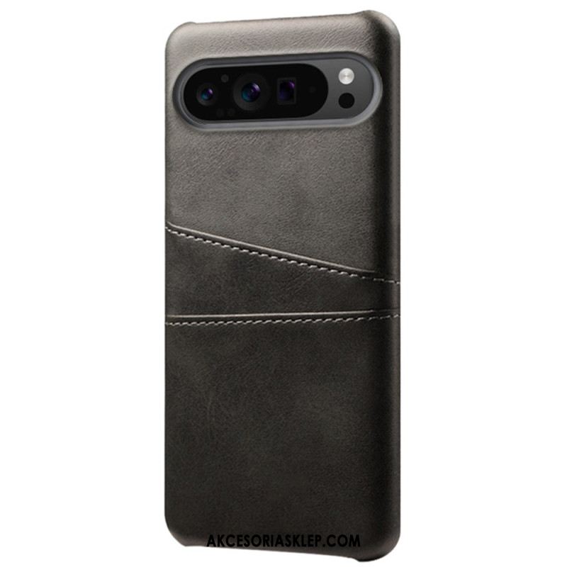 Futerały Google Pixel 9 Pro Xl Etui Na Telefon Etui Na Karty Z Efektem Skóry