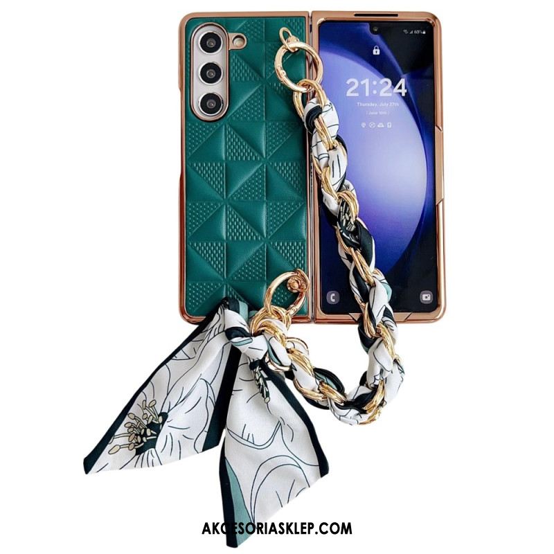 Futerały Samsung Galaxy Z Fold 6 Etui Na Telefon Łańcuszek Wstążkowy