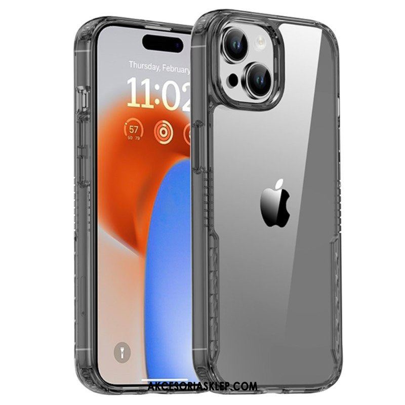 Futerały do iPhone 15 Przezroczysty. Przyciemniany Ipaky