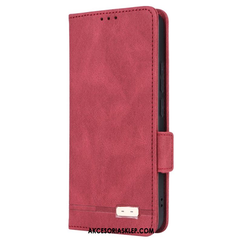 Obudowa Xiaomi Redmi Note 13 4g Etui Na Telefon Podwójne Zapięcie W Stylu Vintage