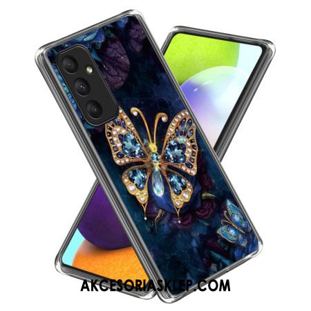 Etui Do Samsung Galaxy A55 5g Biżuteria W Kształcie Motyla