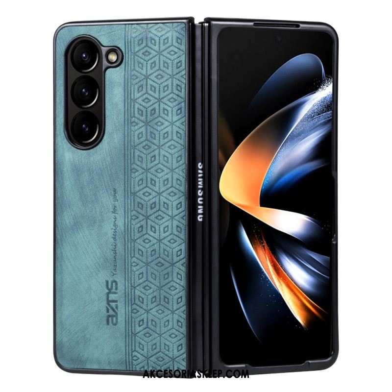 Etui Do Samsung Galaxy Z Fold 5 Sztuczna Skóra Azns