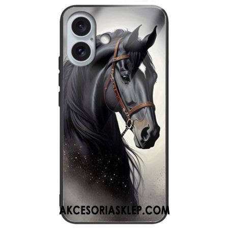 Etui Do iPhone 16 Plus Koń Ze Szkła Hartowanego