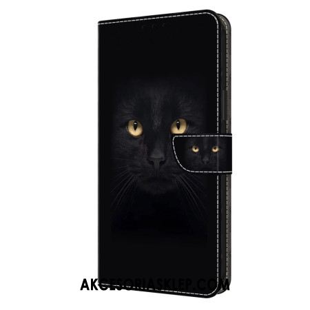 Etui Folio Do Oppo A98 5g CZarny Kot