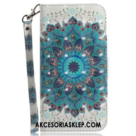 Etui Folio Do Realme 12 / 12x 5g Zielona Mandala Z Paskiem