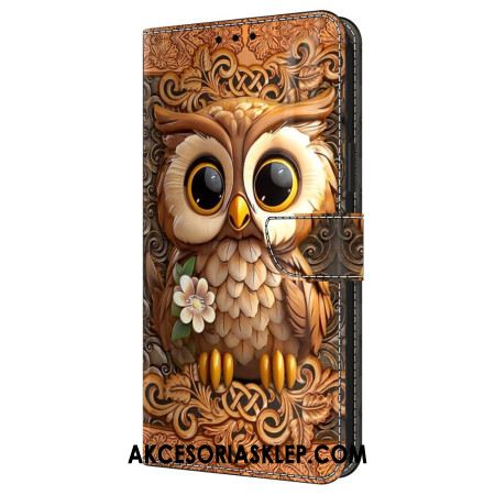 Etui Folio Do Samsung Galaxy A16 5g Wzór Sowy