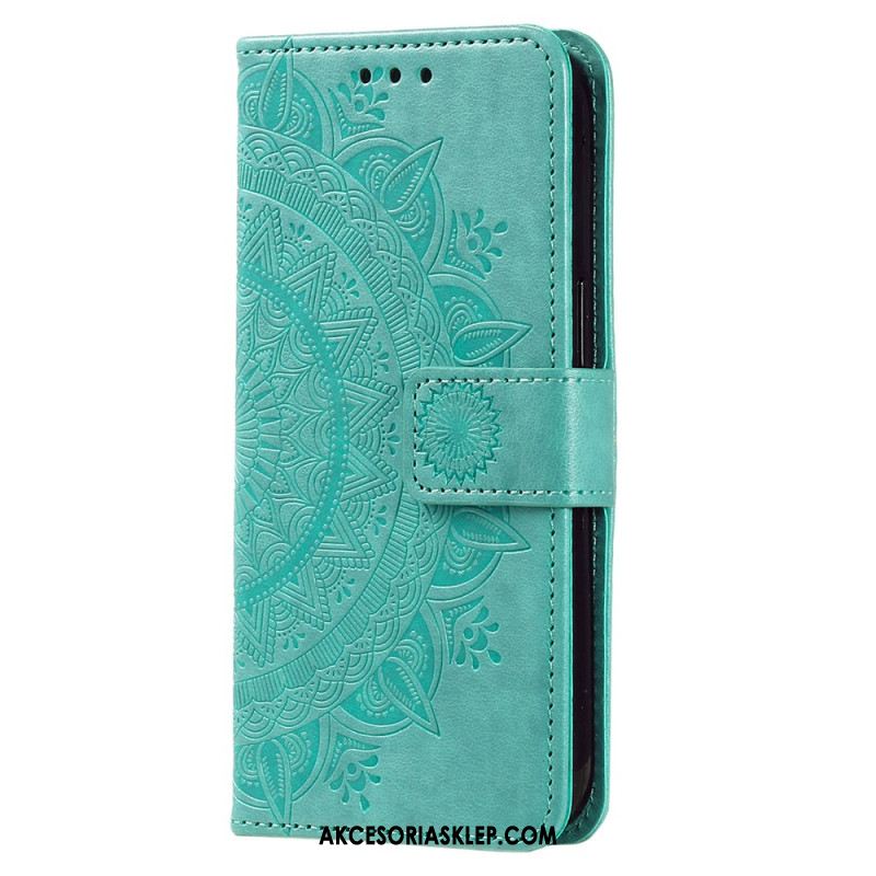 Etui Folio Do Xiaomi 14 Pro Mandala Słońce Z Paskiem