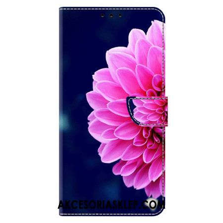 Etui Folio Do Xiaomi 14 Różowy Kwiat