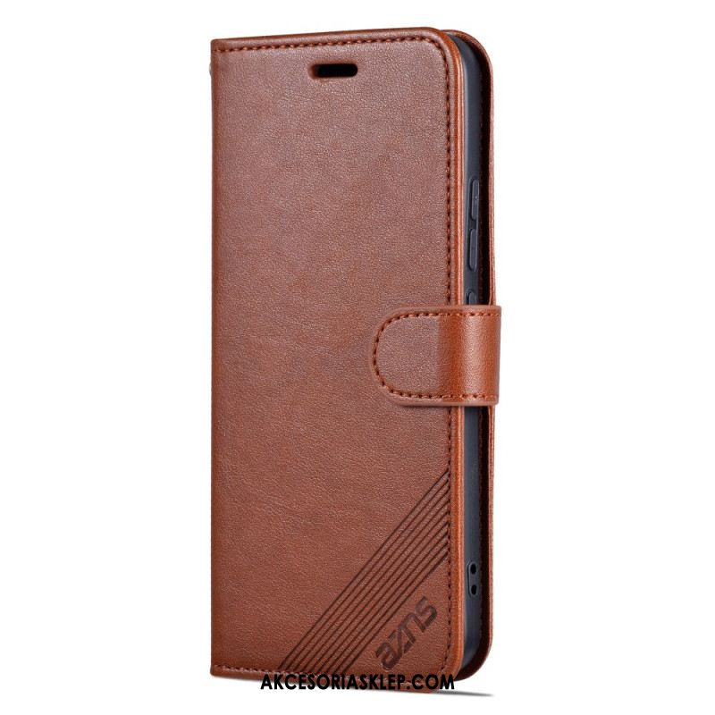 Etui Folio Do Xiaomi 14 Skórzany Styl Azns