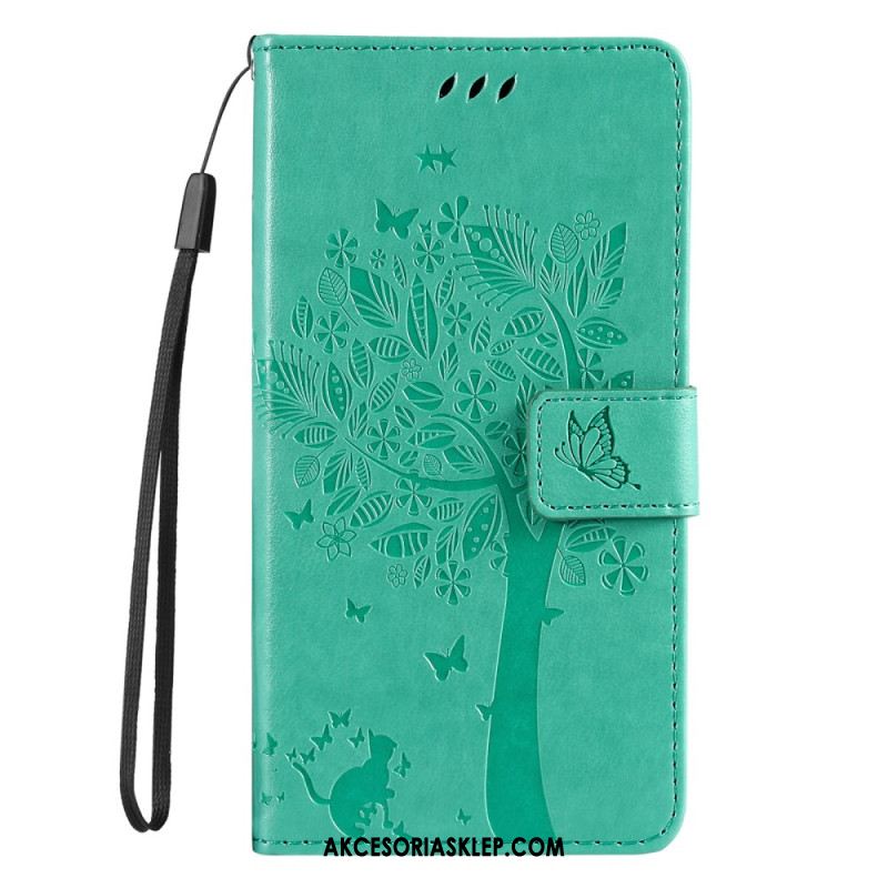 Etui Folio Do Xiaomi 14t Kot I Drzewo