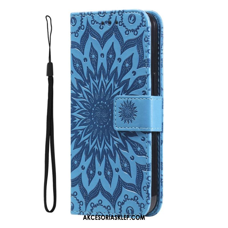 Etui Folio Do Xiaomi 14t Pro Mandala Z Paskiem