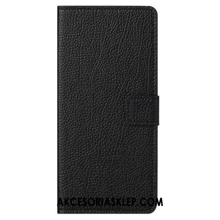 Etui Folio Do Xiaomi Redmi Note 13 4g Tekstura Liczi Z Paskiem