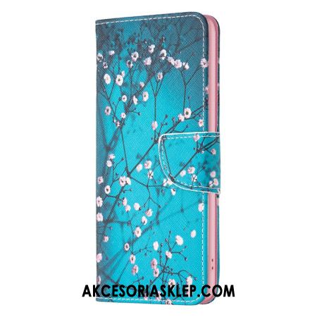 Etui Folio Do Xiaomi Redmi Note 13 5g Kwiat Śliwy