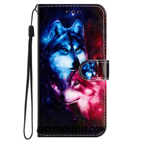 Etui Folio Do iPhone 16 Para Rzemieślniczych Wilków