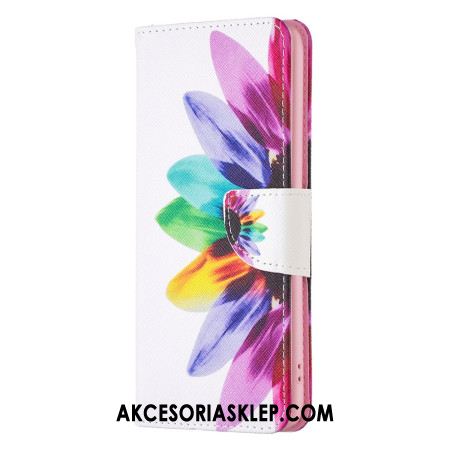 Etui Folio Do iPhone 16 Plus Akwarela Kwiat