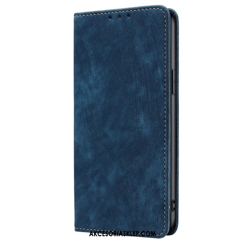 Etui Folio Huawei Nova 11 Pro Efekt Vintage Z Blokowaniem Rfid Etui Ochronne