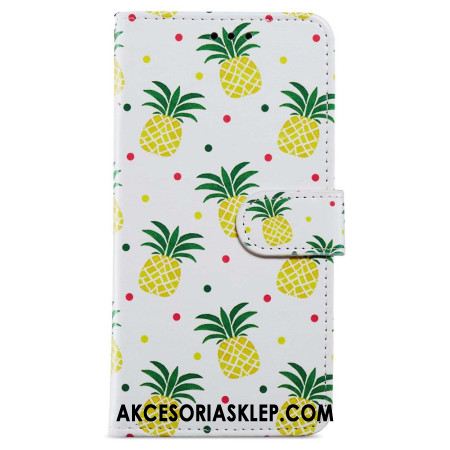 Etui Folio Oppo A98 5g Ananas Z Paskiem