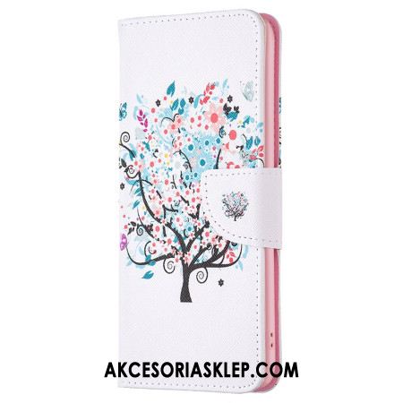 Etui Folio Oppo A98 5g Kwitnące Drzewo