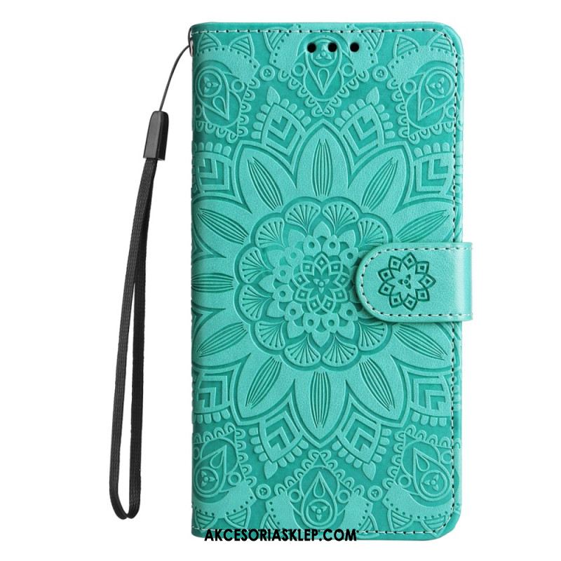 Etui Folio Oppo A98 5g Wzór Słonecznika