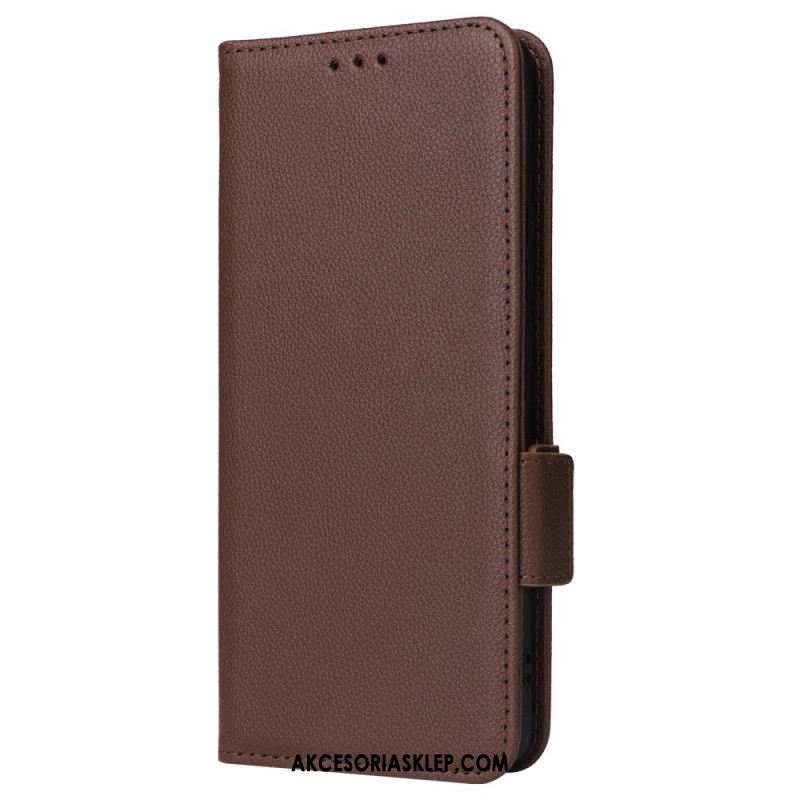 Etui Folio Oppo Reno 11 5g Tekstura Liczi Z Paskiem