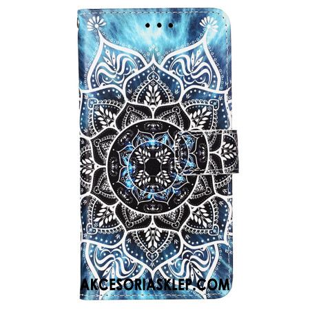 Etui Folio Oppo Reno 11 Pro 5g Mandala Kwiatowa Z Paskiem