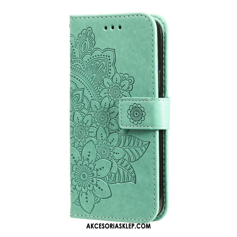 Etui Folio Oppo Reno 12f 5g Druk Mandali Etui Ochronne