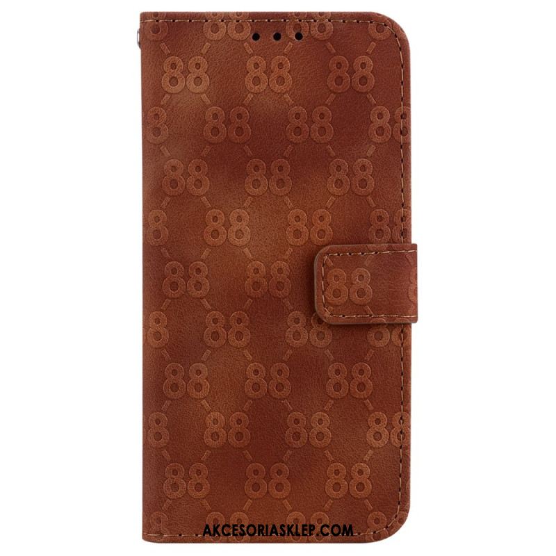 Etui Folio Samsung Galaxy A15 Wzór 88 Z Paskiem