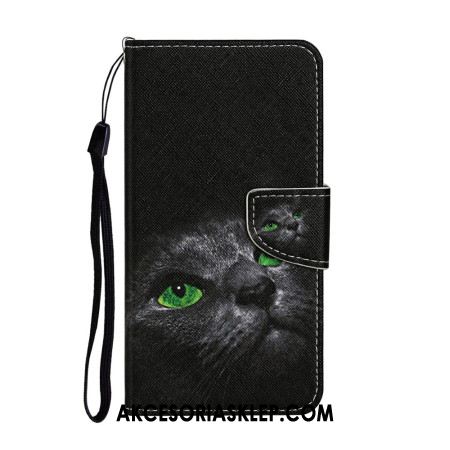 Etui Folio Samsung Galaxy A16 5g CZarny Kot Etui Ochronne