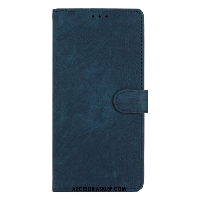 Etui Folio Samsung Galaxy A16 5g Efekt Zamszu Z Paskiem Etui Ochronne