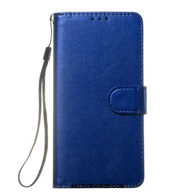 Etui Folio Samsung Galaxy A16 5g Gładki Z Paskiem