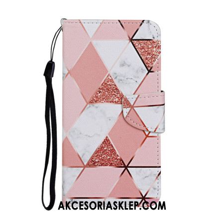 Etui Folio Samsung Galaxy A16 5g Wzór Marmuru Etui Ochronne