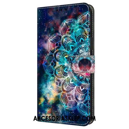 Etui Folio Samsung Galaxy A16 5g Żyroskopowy Wzór Kwiatowy Etui Ochronne